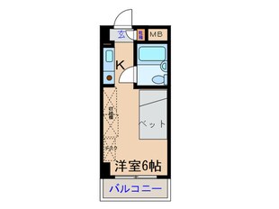 新丸子ｾﾝﾁｭﾘ-ﾌﾟﾗｻﾞ２１(1002)の物件間取画像